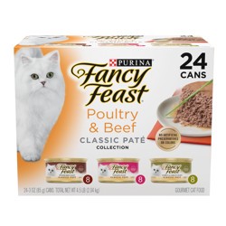 Image for on ONE (1) 24 ct or larger package (3oz cans) Fancy Feast® Wet Cat Food