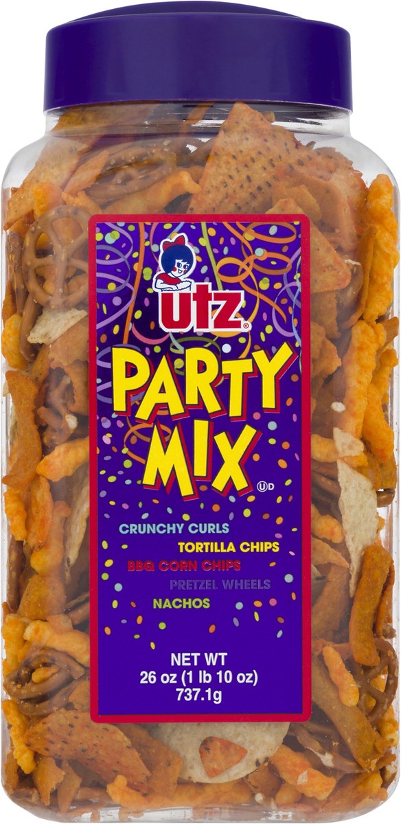 slide 3 of 11, Utz 26 oz Utz Party Mix Barrel, 26 oz