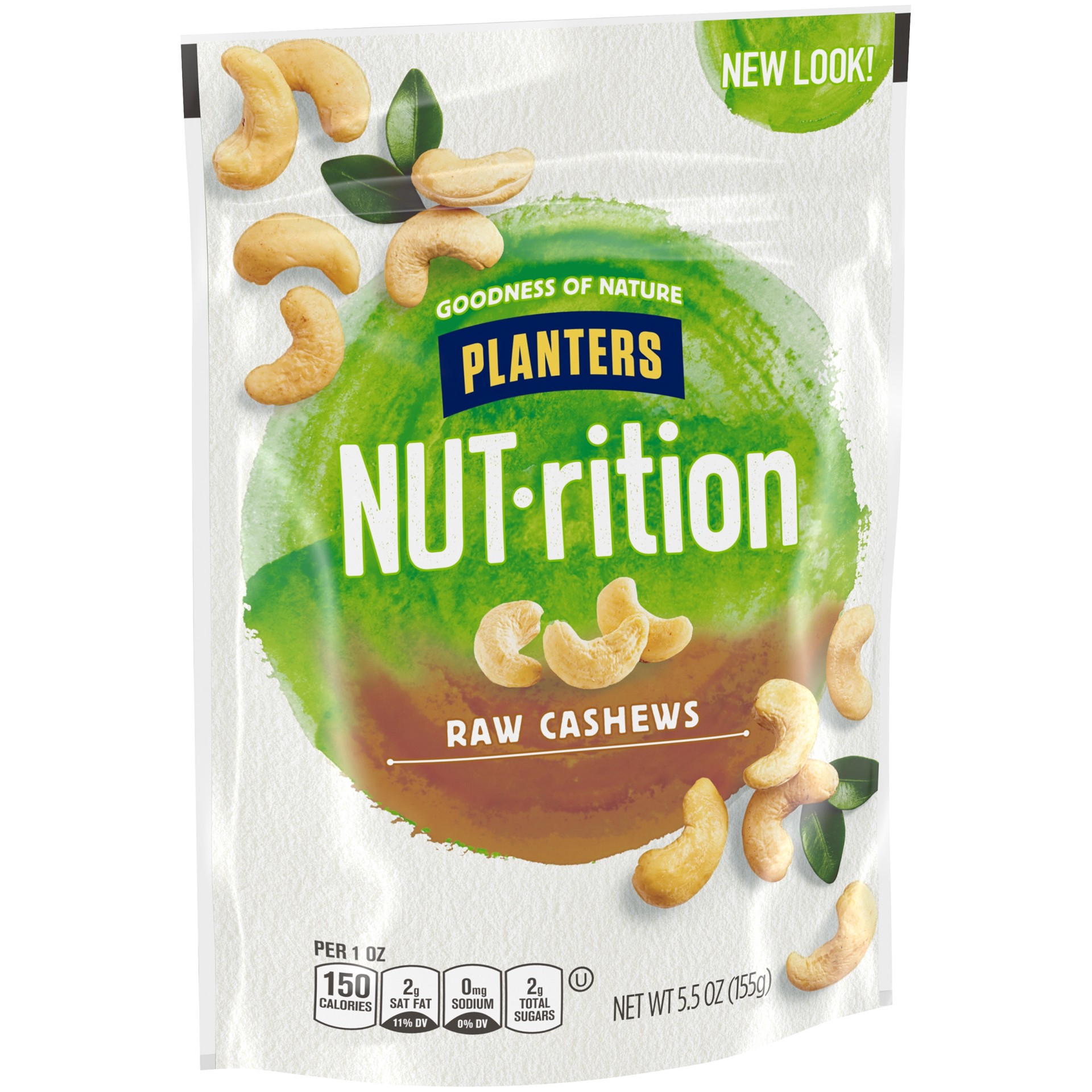 slide 5 of 5, Planters NUT-rition Raw Cashews, 5.5 oz Bag, 5.5 oz