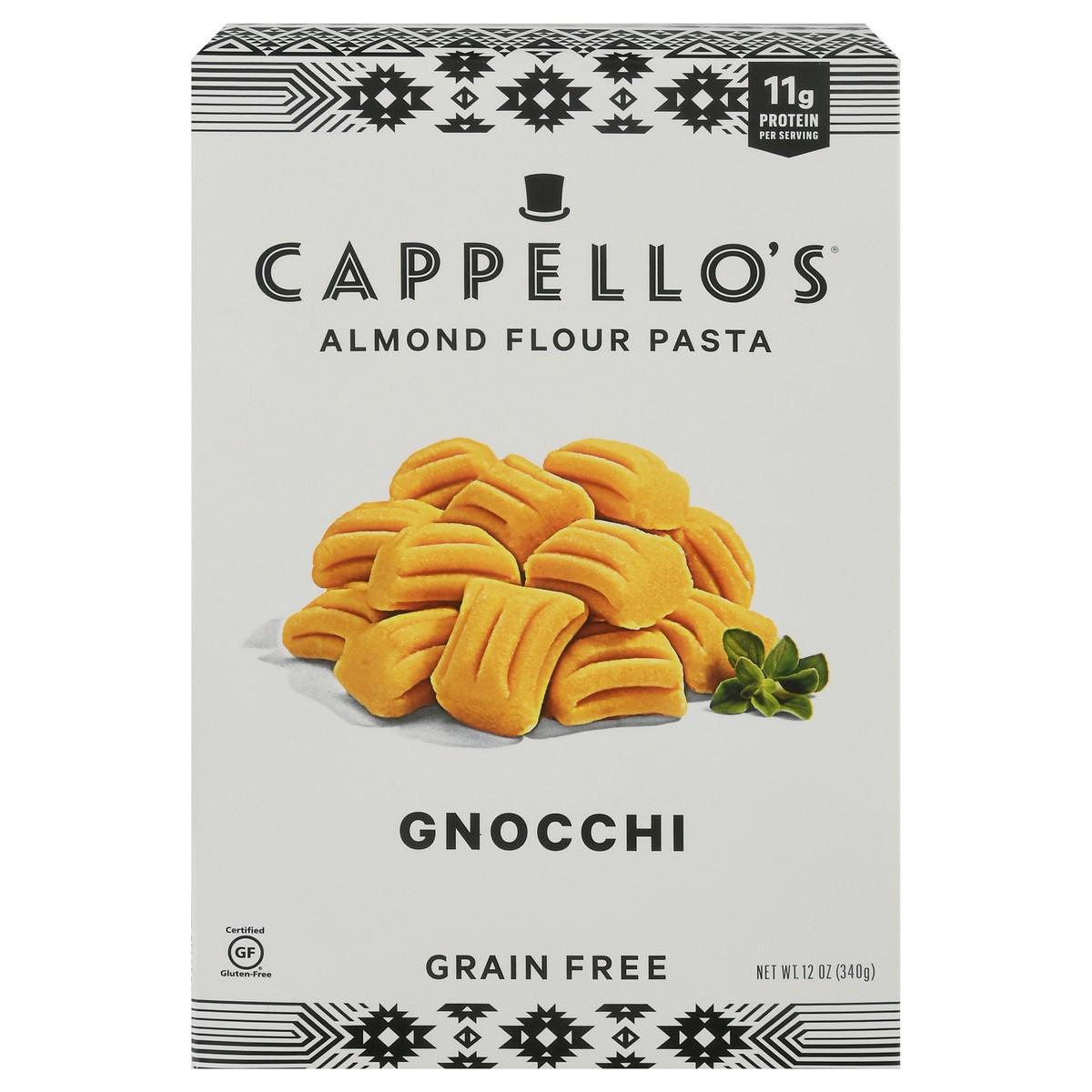 slide 1 of 9, Cappello's Grain Free Gnocchi Almond Flour Pasta, 12 oz