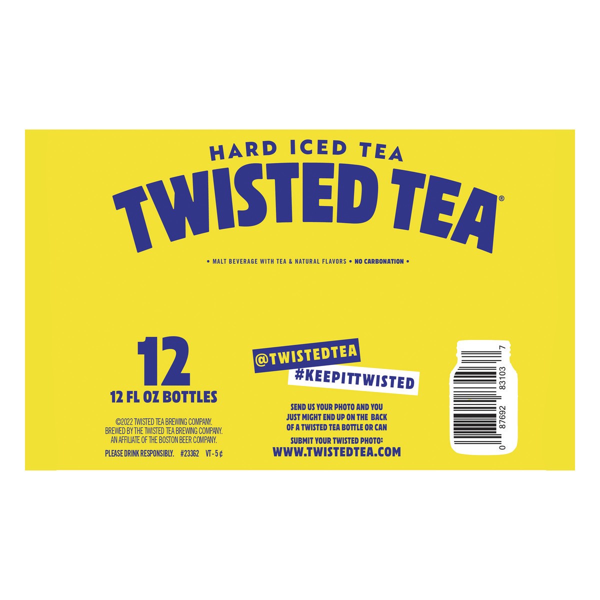 slide 5 of 9, Twisted Tea Original, Hard Iced Tea (12 fl. oz. Bottle, 12pk.), 144 fl oz