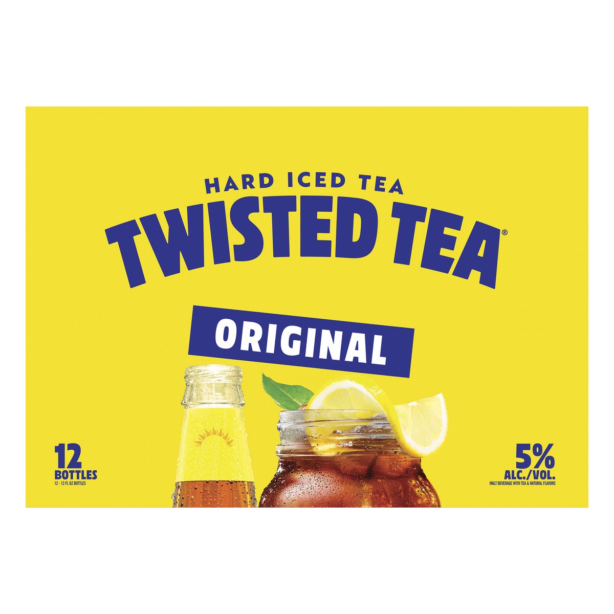 slide 3 of 9, Twisted Tea Original, Hard Iced Tea (12 fl. oz. Bottle, 12pk.), 144 fl oz