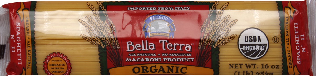 slide 3 of 5, Bella Terra Organic Spaghetti, 16 oz