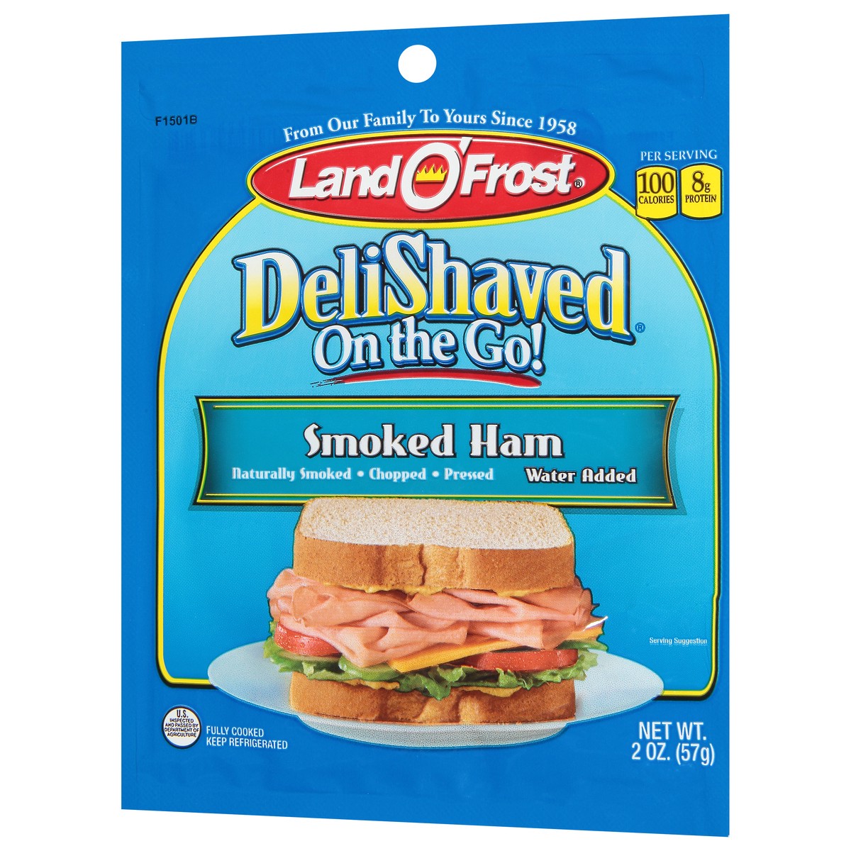 slide 10 of 13, Land O' Frost DeliShaved Smoked Ham 2 oz, 2 oz