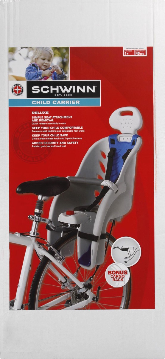 slide 10 of 11, Schwinn Deluxe Child Carrier, 1 ct