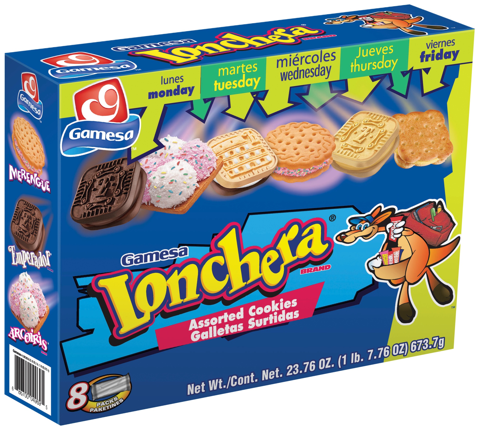 slide 1 of 1, Gamesa Lonchera Assorted Cookies, 14.3 oz