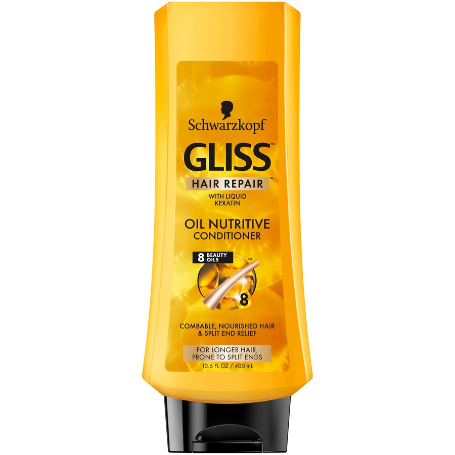 slide 1 of 2, Gliss Hair Repair Oil Nutritive Conditioner, 13.6 oz