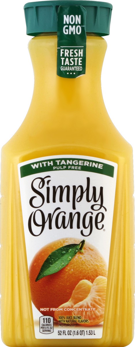 slide 4 of 4, Simply Orange 100% Juice Blend - 52 oz, 52 oz