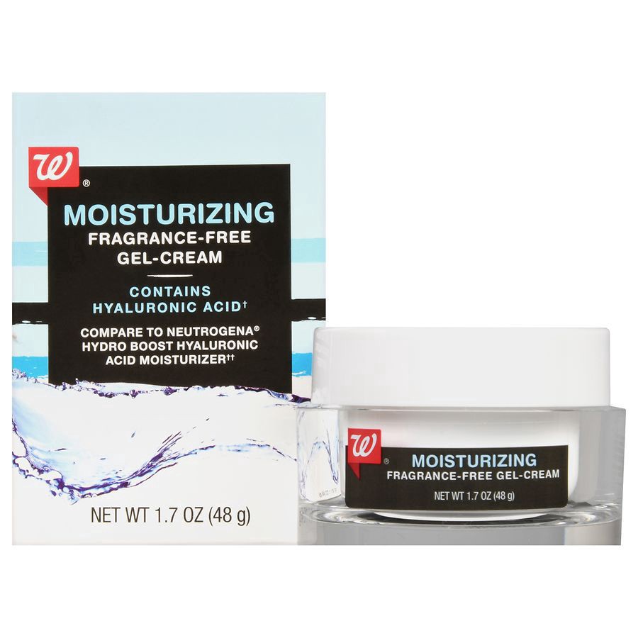slide 3 of 5, Walgreens Beauty Moisturizing Fragrance Free Gel Cream, 1.7 oz