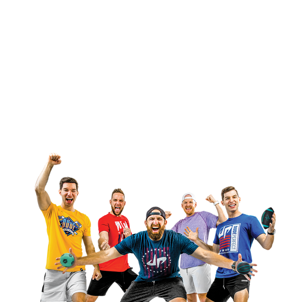 slide 3 of 5, Dude Perfect Mini Sports Ball Pack, 3 ct