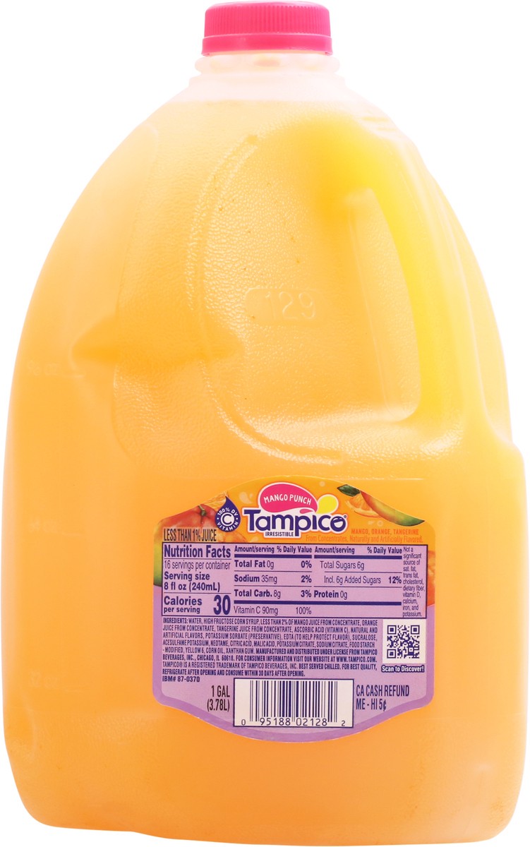 slide 4 of 13, Tampico Mango Punch Juice 1 gl, 1 gal