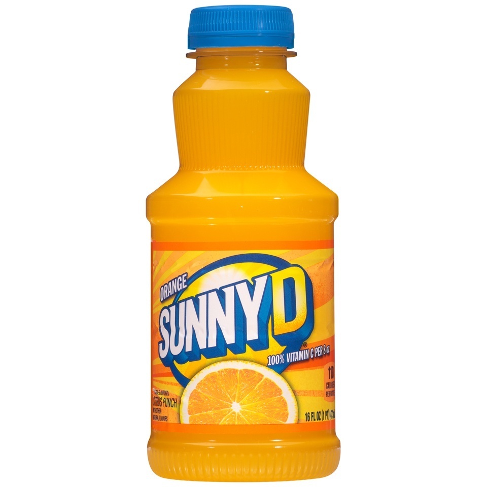 slide 1 of 1, Sunny D Orange Mango Citrus Punch - 16 oz, 16 oz