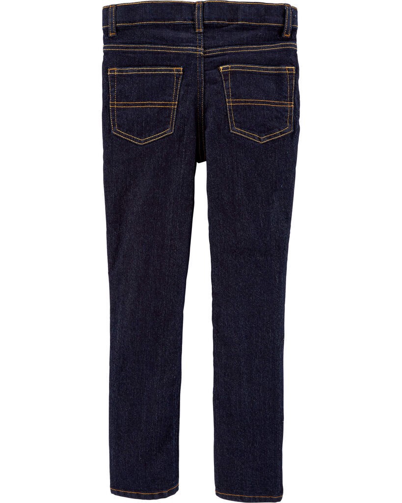 slide 2 of 4, Oshkosh Kid Dark Wash Skinny-Leg Jeans True Rinse 5R, 1 ct