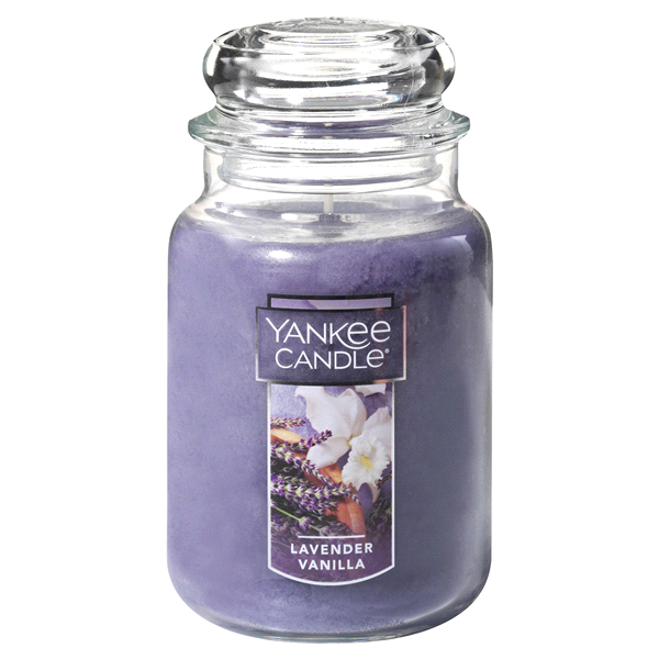 slide 1 of 1, Yankee Candle Large Jar Lavender Vanilla, 22 oz