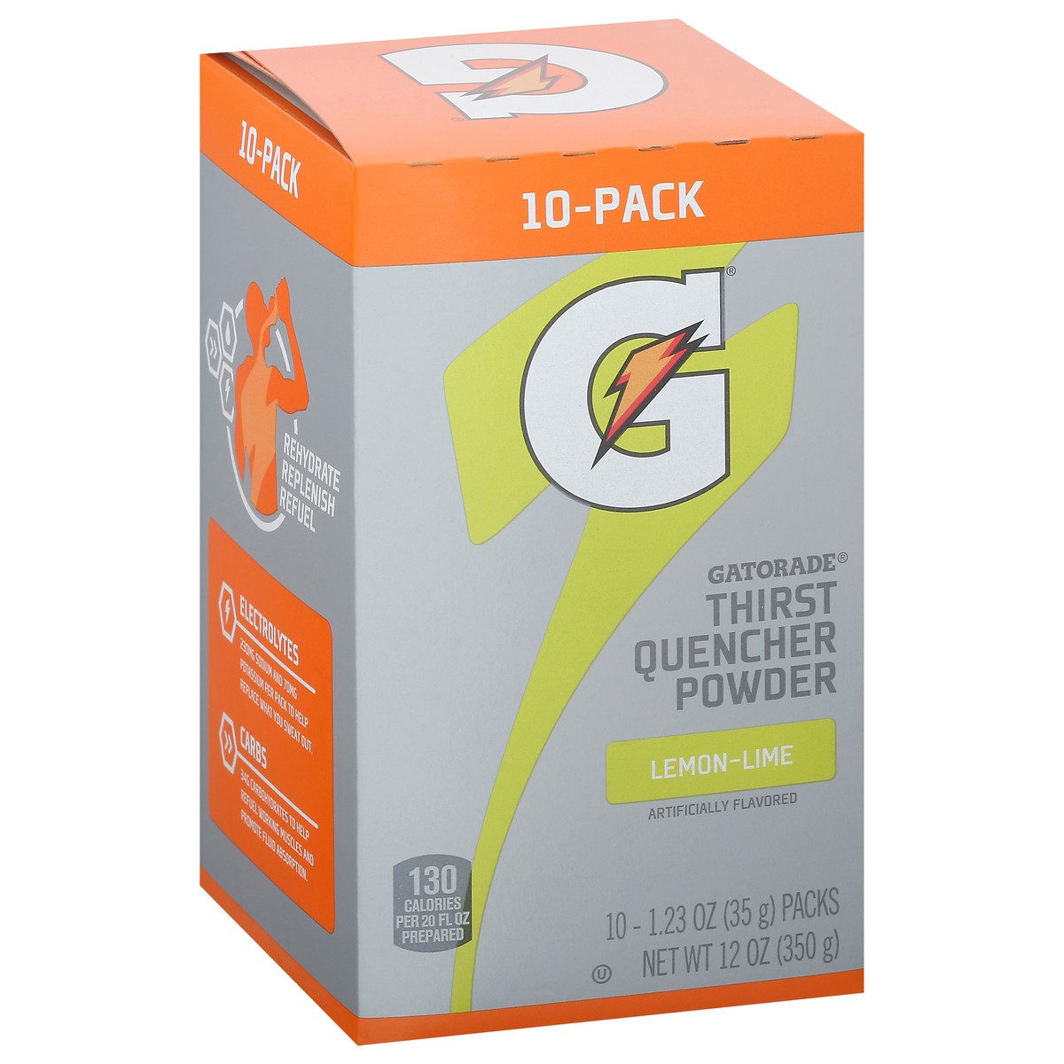 slide 3 of 10, Gatorade Thirst Quencher Powder Lemon-Lime Artificially Flavored - 10 ct, 10 ct