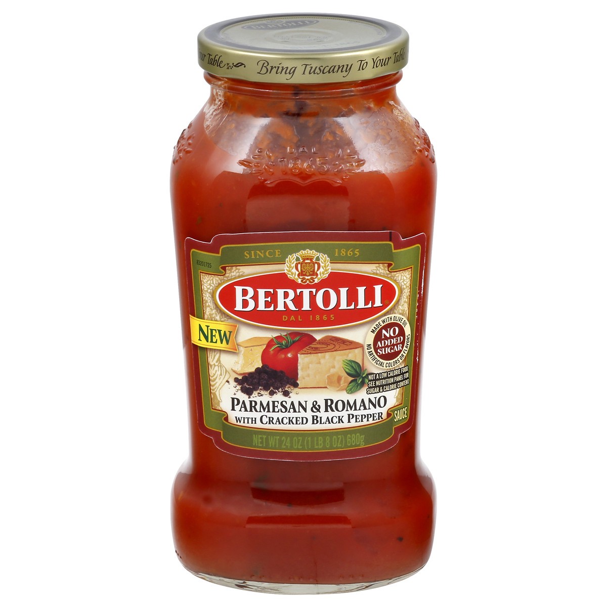 slide 1 of 13, Bertolli Parmesan & Romano With Cracked Black Pepper Sauce, 24 oz