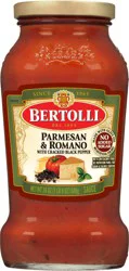 Bertolli Parmesan & Romano with Cracked Black Pepper Pasta Sauce, 24 oz.