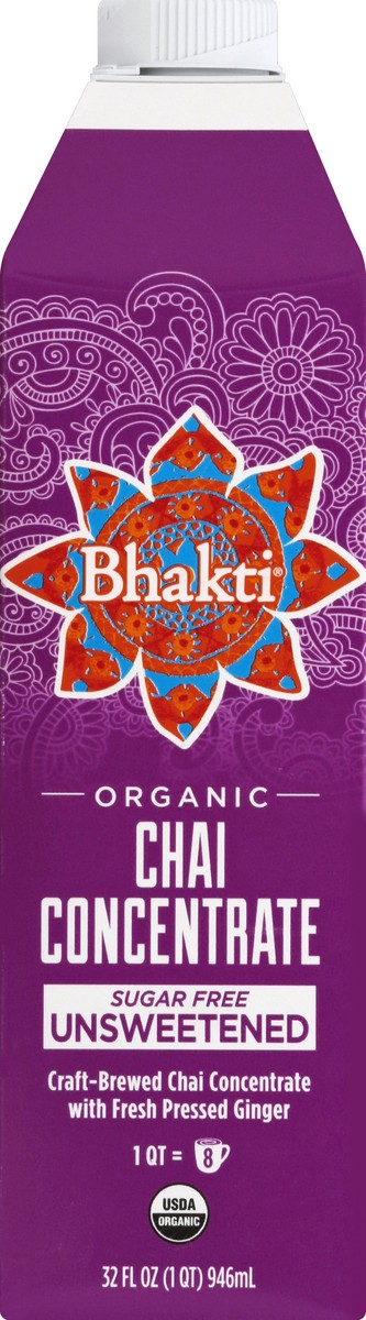 slide 1 of 5, Bhakti Chai Concentrate - 32 oz, 1 oz