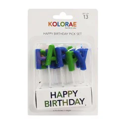 Kolorae Happy Birthday Pick Set