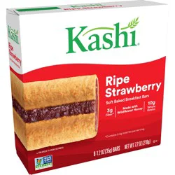 Kashi Soft Baked Breakfast Bars, Vegetarian Bars, Ripe Strawberry