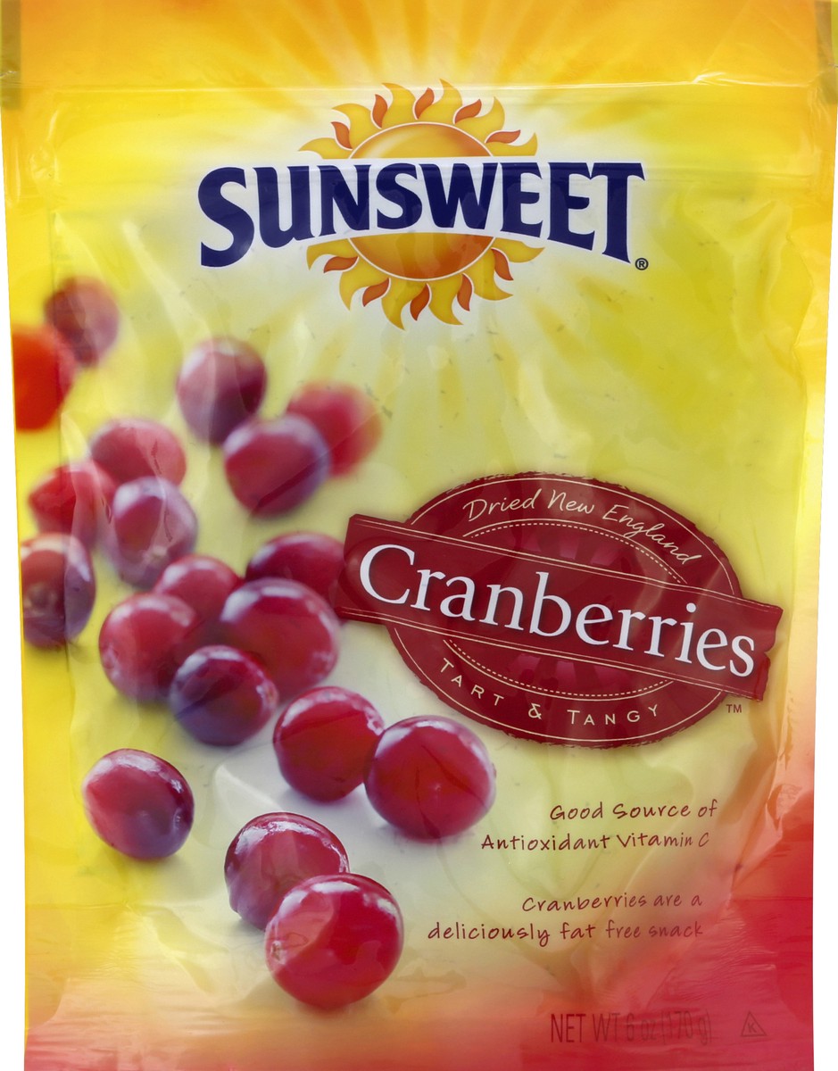 slide 2 of 2, Sunsweet Dried Cranberries, 6 oz