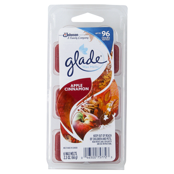 slide 1 of 1, Glade Cozy Cider Sipping Wax Melts, 3 ct