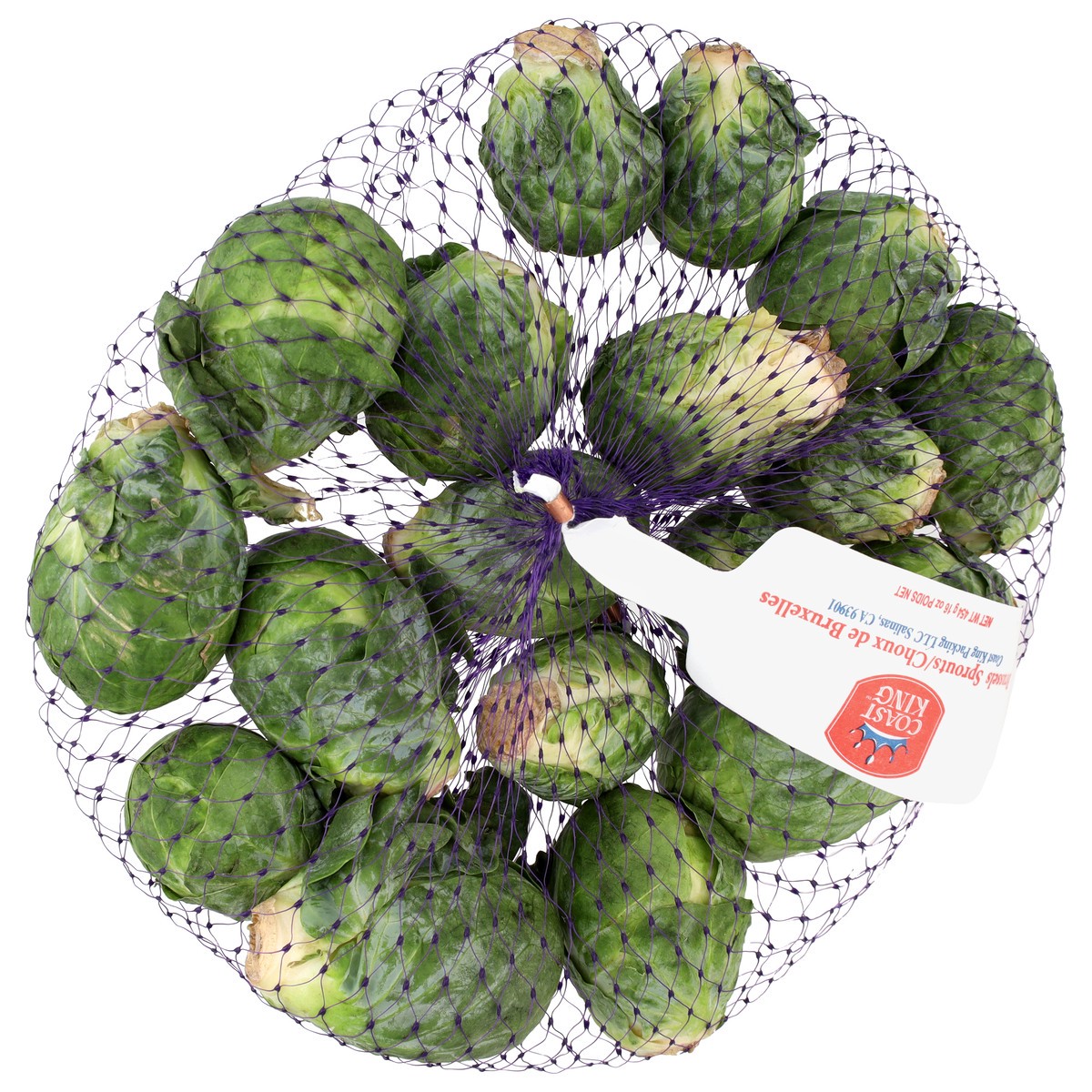 slide 3 of 4, Coast King Brussels Sprouts 16 oz, per lb