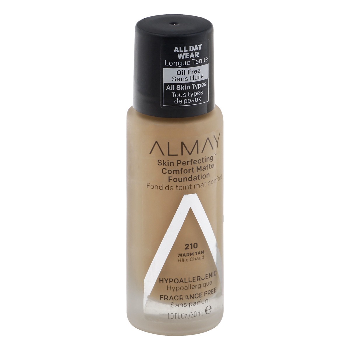 slide 7 of 9, Almay Skin Perfecting Foundation Comfort Matte Warm Tan - 1 Fl. Oz., 1 fl oz