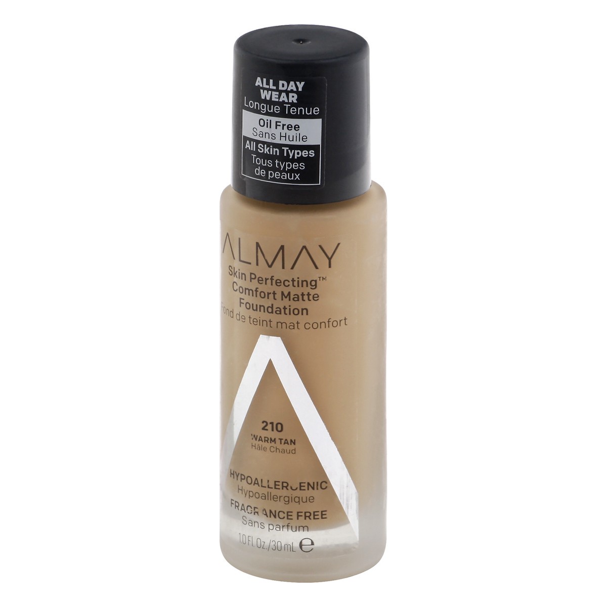 slide 6 of 9, Almay Skin Perfecting Foundation Comfort Matte Warm Tan - 1 Fl. Oz., 1 fl oz