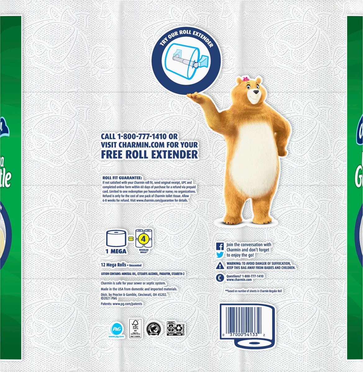 slide 4 of 5, Charmin Ultra Gentle Toilet Paper, 12 ct