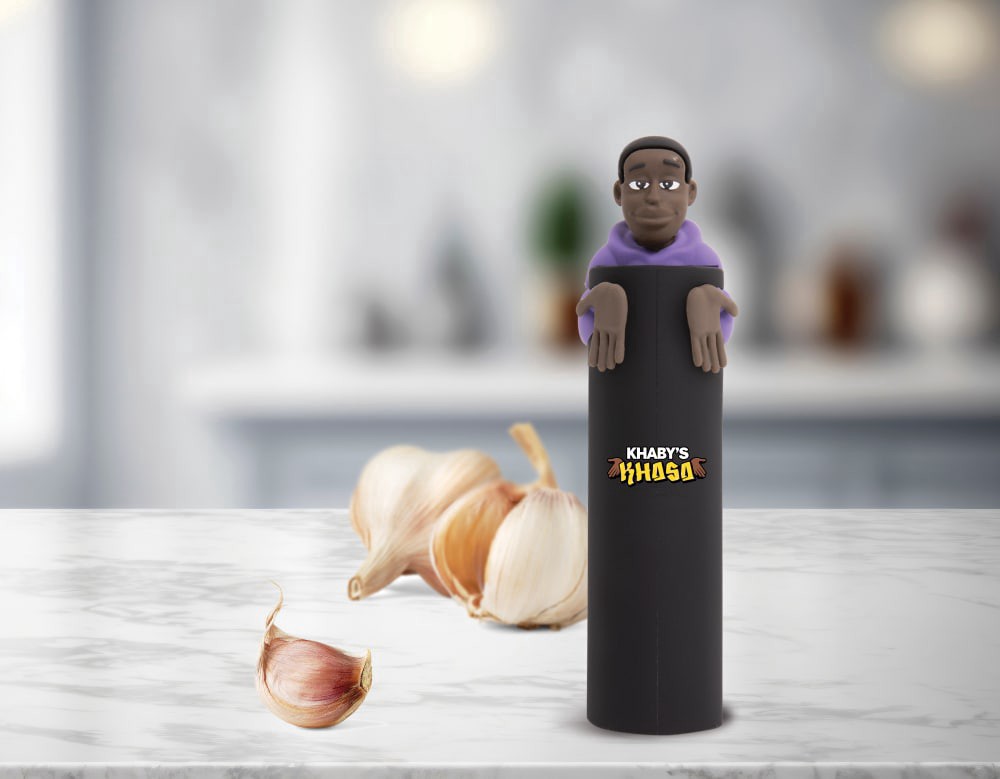 slide 5 of 5, Khaby's Khasa™ Garlic Peeler, 1 ct