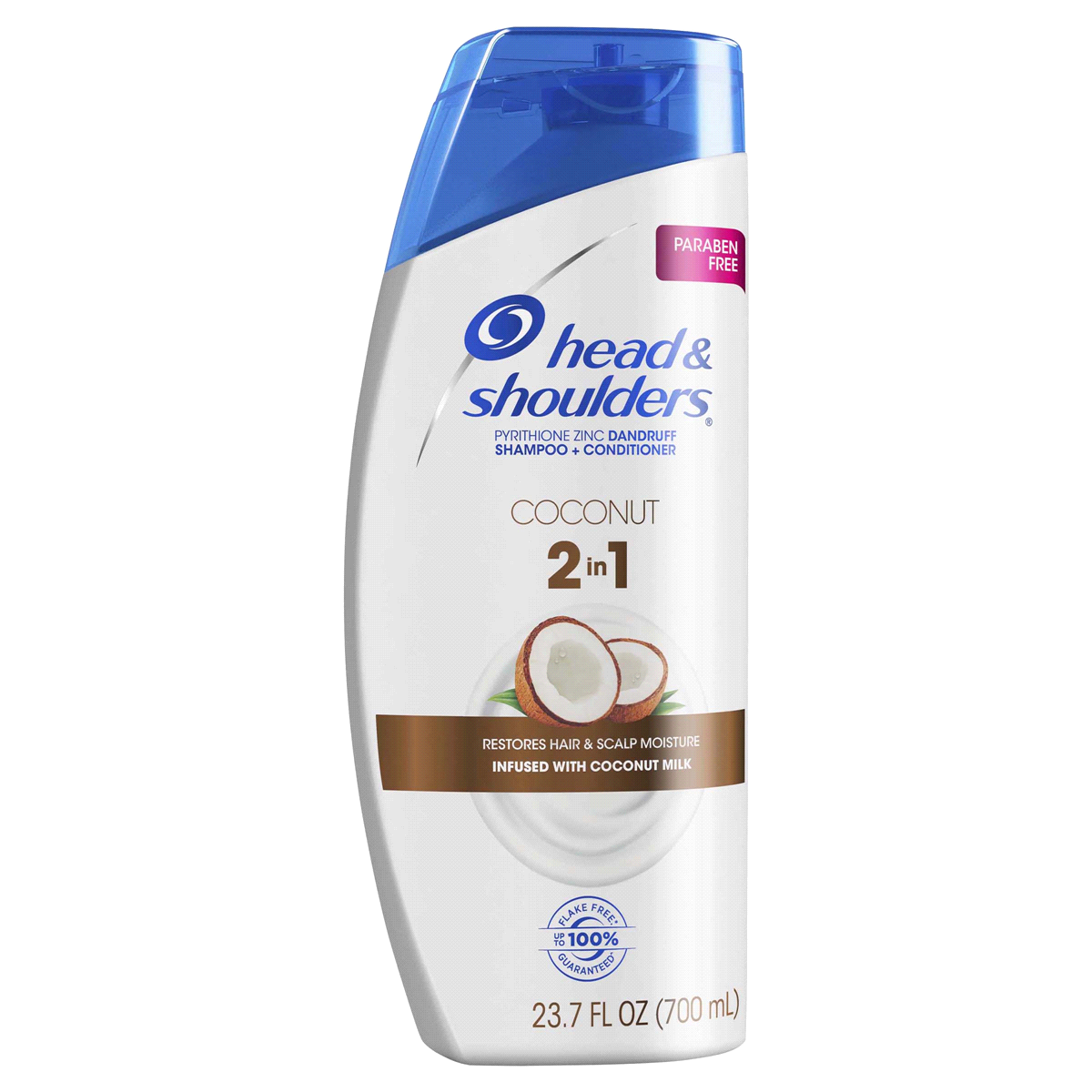 slide 1 of 1, Head & Shoulders Coconut Daily-Use Anti-Dandruff 2 in 1 Shampoo and Conditioner, 23.7 fl oz