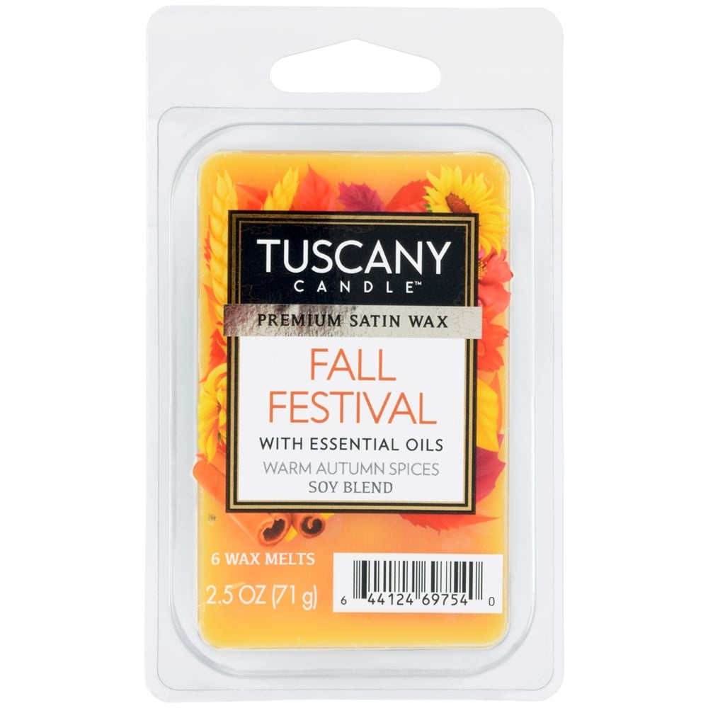 slide 1 of 1, Tuscany Candle Fall Festival Scented Wax Cubes, 6 ct; 2.5 oz