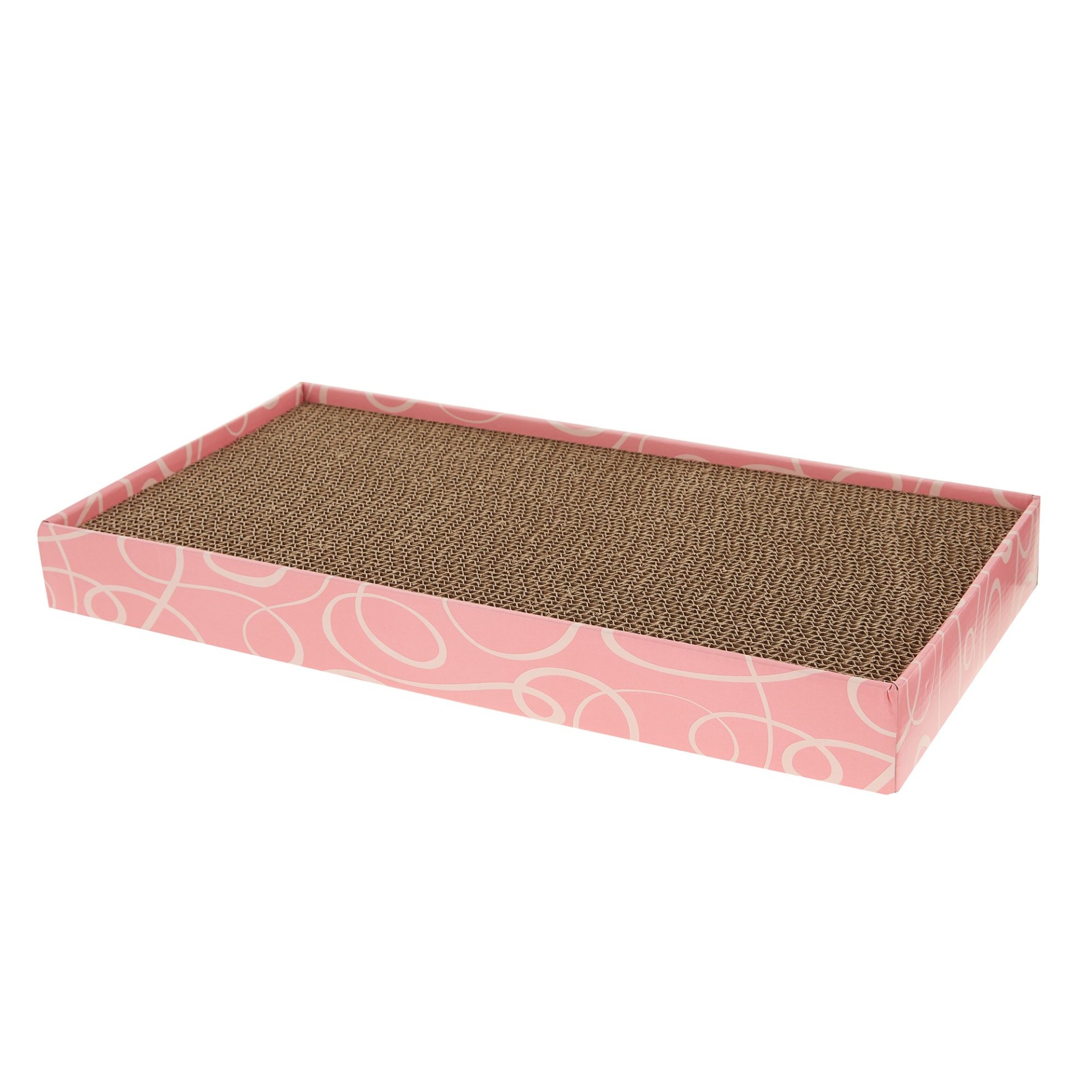 slide 1 of 1, Whisker City Double-Wide Yarn Cat Scratcher, One Size