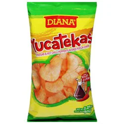 Diana Yucatekas Vinegar & Hot Chilli Pepper Flavored Yucca Chips 2.29 oz