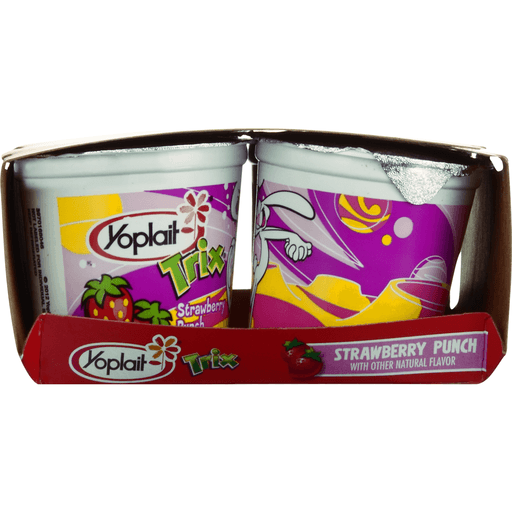 Yoplait Trix Yogurt Lowfat Strawberry Punch 4 Ct 4 ct Shipt