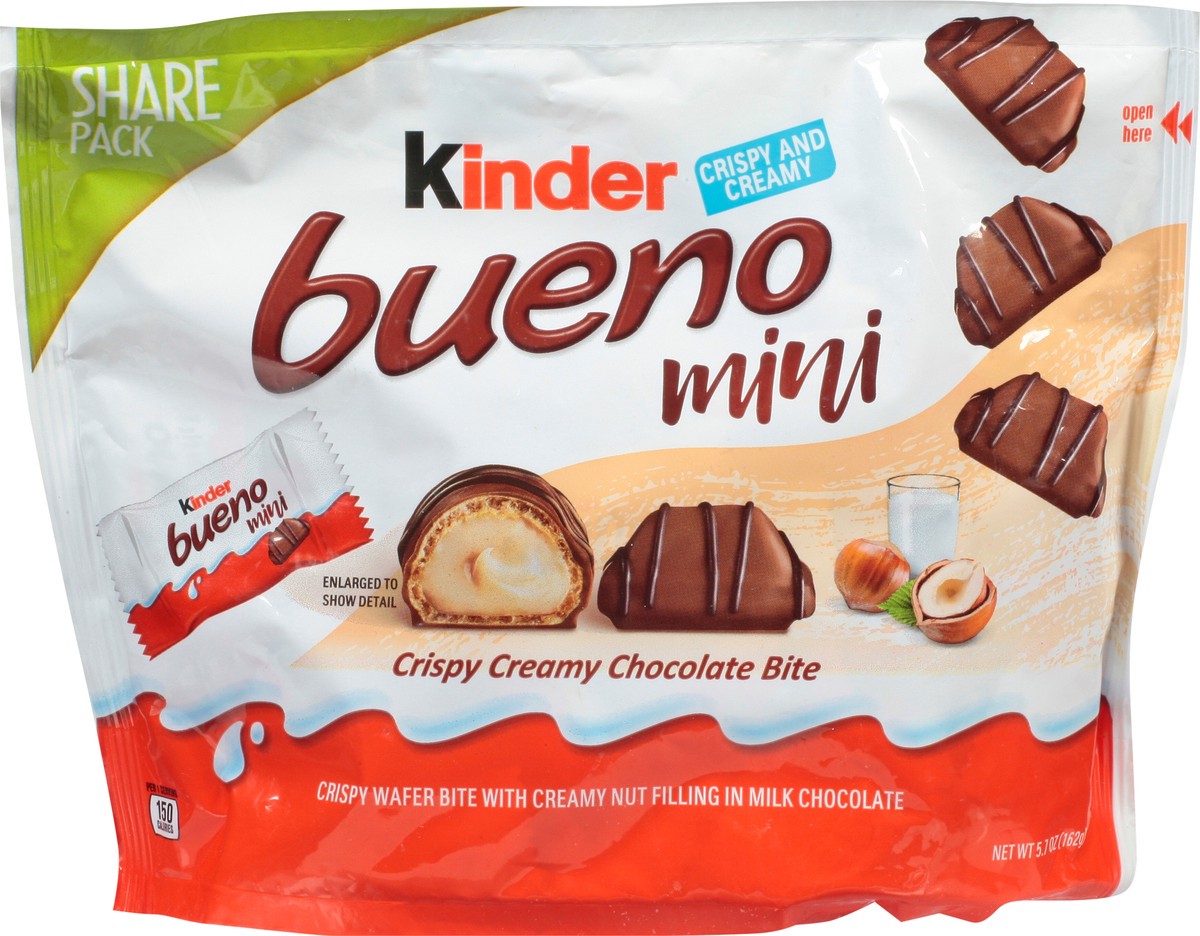 slide 6 of 11, Kinder Bueno Mini Crispy and Creamy Chocolate Bite Share Pack 5.7 oz, 5.7 oz