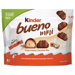 Kinder Bueno Mini Crispy and Creamy Chocolate Bite Share Pack 5.7 oz