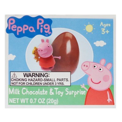 slide 1 of 8, Galerie Peppa Pig Chocolate Surprise Egg, 1.65 oz