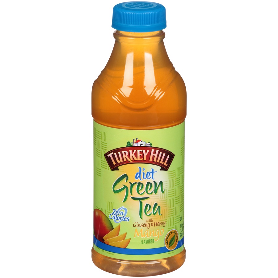 slide 1 of 6, Turkey Hill Diet Mango Green Tea, 18.5 fl oz