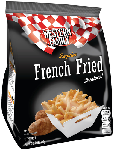 slide 1 of 1, Western Family Potato Fries, 32 oz