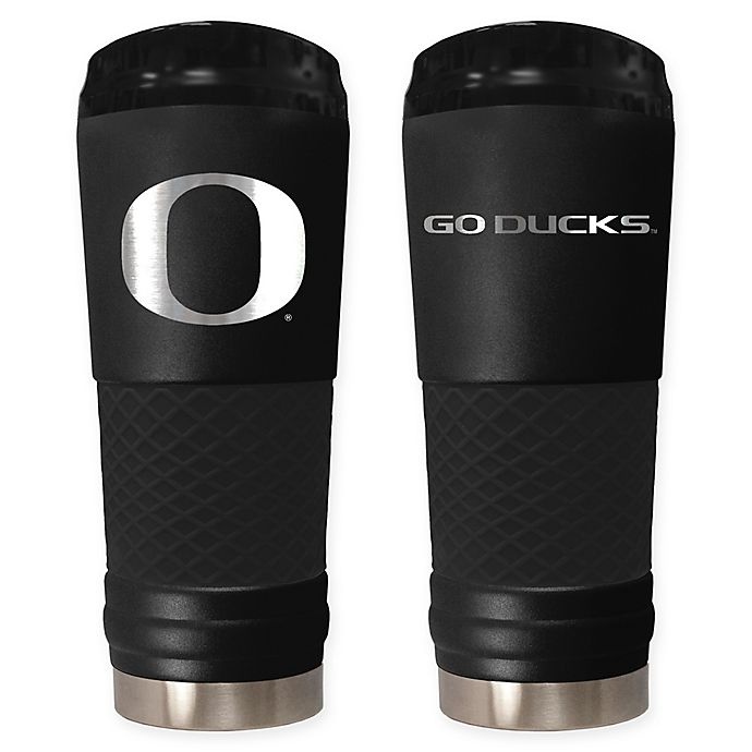 slide 1 of 1, NCAA University of Oregon Powder Coated Stealth Draft Tumbler, 24 oz