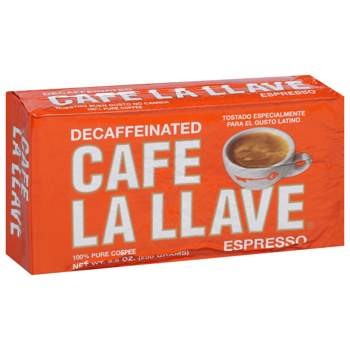 slide 8 of 9, Café La Llave Decaffeinated Espresso Coffee - 8.8 oz, 8.8 oz