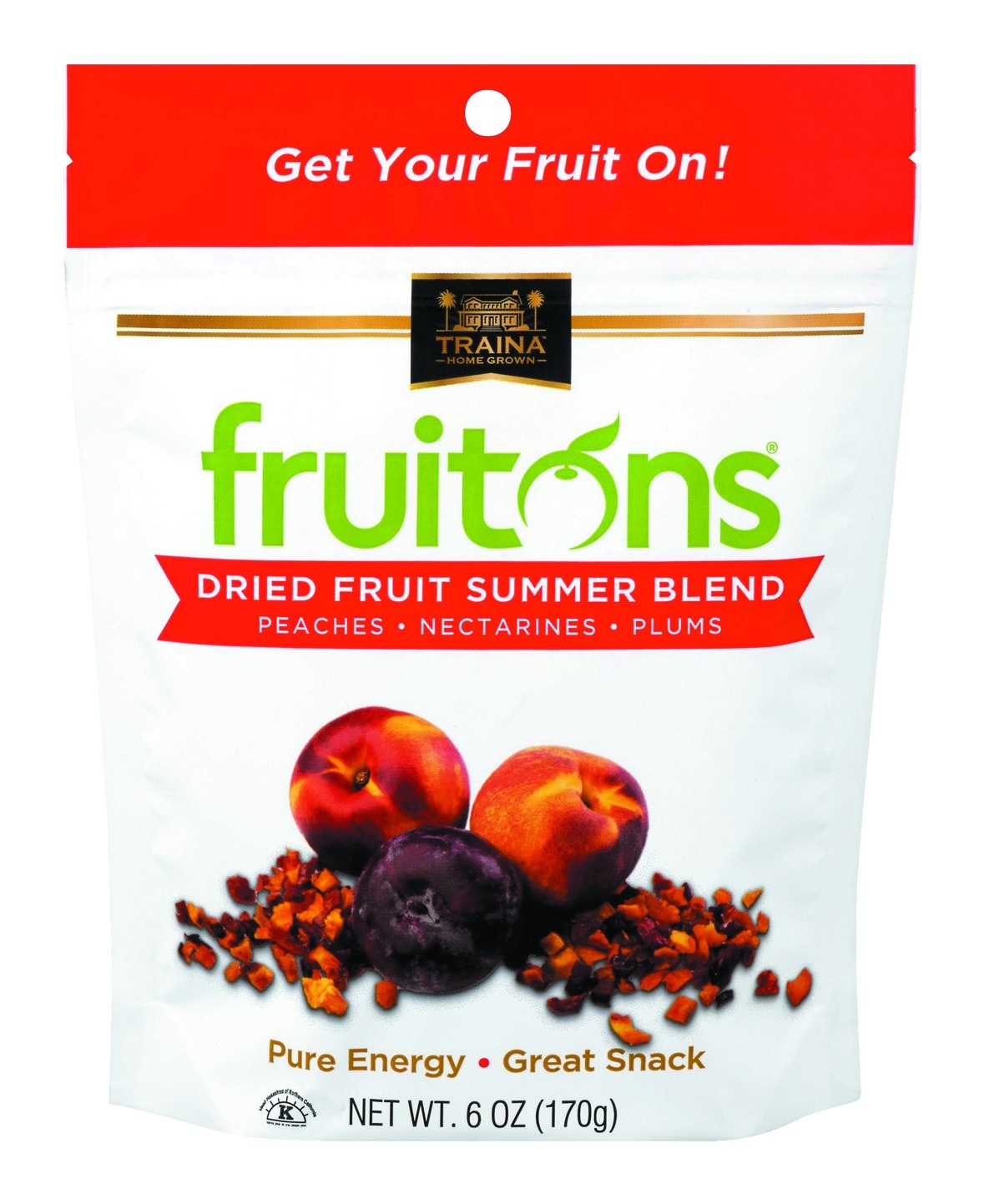 slide 1 of 1, Traina Fruitons Summer Blend, 6 oz