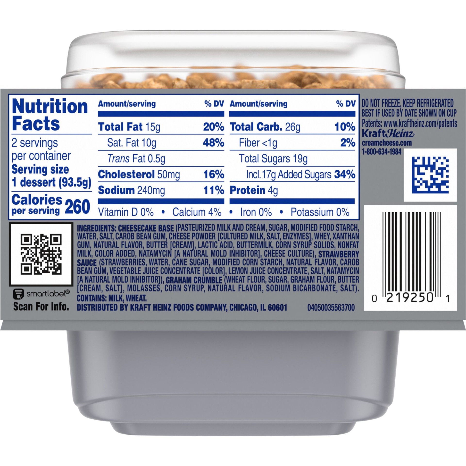 slide 10 of 10, Philadelphia Strawberry Cheesecake Crumbles, 2 ct Pack, 3.25 oz Cups, 2 ct