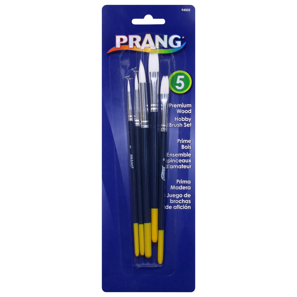 slide 1 of 5, PRANG Hobby Paint Brush Set, Assorted Sizes, Assorted, 5 Ct, 5 ct