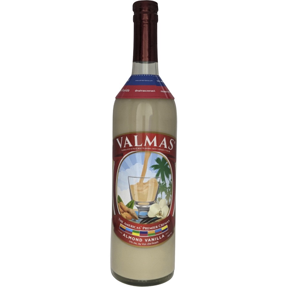 slide 1 of 1, Valmas Almond Vanilla Cremas, 750 ml