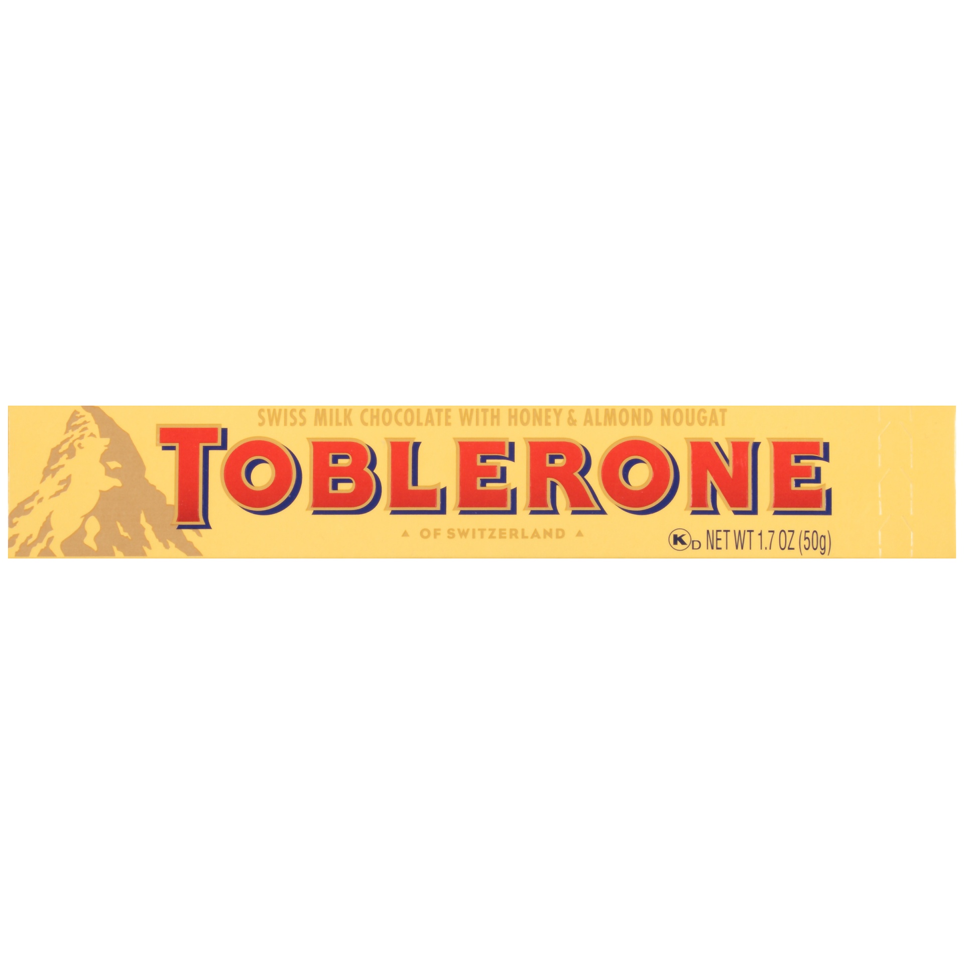 slide 1 of 1, Toblerone Swiss Milk Chocolate Bars, 1 - 1.76oz bar, 0.11 lb