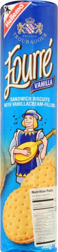 slide 1 of 1, Fourre Vanilla Sandwich Biscuits, 17.6 oz