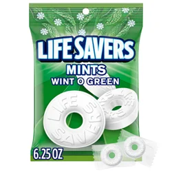 Life Savers Wint O Green Mints Candy Bag, 6.25-Ounce